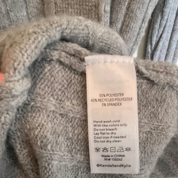 Kendall & Kylie Belted Sweater Dress - Picture 3 of 7